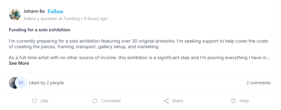 Seeking investment on HelpBnk